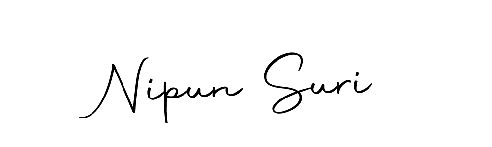 Once you've used our free online signature maker to create your best signature Autography-DOLnW style, it's time to enjoy all of the benefits that Nipun Suri name signing documents. Nipun Suri signature style 10 images and pictures png