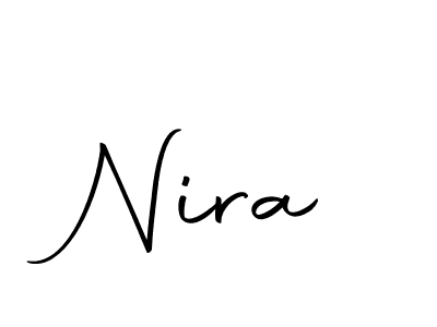 Similarly Autography-DOLnW is the best handwritten signature design. Signature creator online .You can use it as an online autograph creator for name Nira. Nira signature style 10 images and pictures png