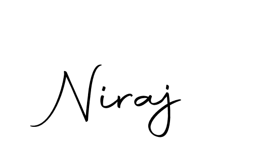 Create a beautiful signature design for name Niraj. With this signature (Autography-DOLnW) fonts, you can make a handwritten signature for free. Niraj signature style 10 images and pictures png