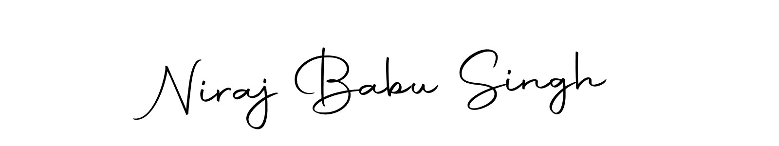Create a beautiful signature design for name Niraj Babu Singh. With this signature (Autography-DOLnW) fonts, you can make a handwritten signature for free. Niraj Babu Singh signature style 10 images and pictures png