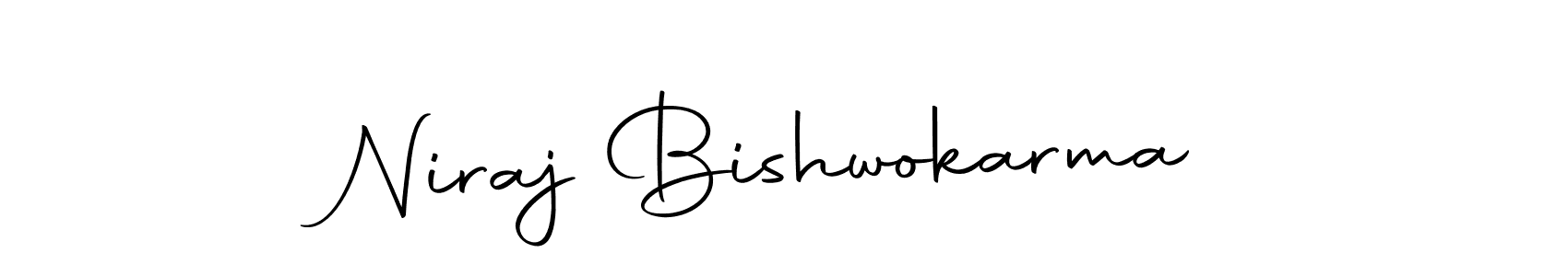 Design your own signature with our free online signature maker. With this signature software, you can create a handwritten (Autography-DOLnW) signature for name Niraj Bishwokarma. Niraj Bishwokarma signature style 10 images and pictures png