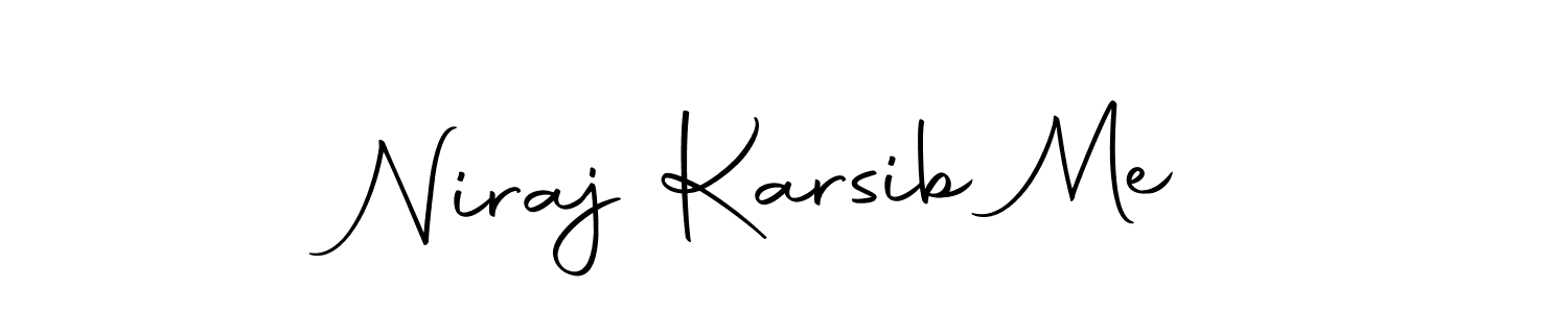 You should practise on your own different ways (Autography-DOLnW) to write your name (Niraj Karsib Me) in signature. don't let someone else do it for you. Niraj Karsib Me signature style 10 images and pictures png