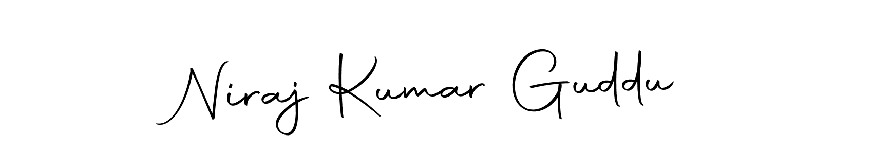 Make a beautiful signature design for name Niraj Kumar Guddu. With this signature (Autography-DOLnW) style, you can create a handwritten signature for free. Niraj Kumar Guddu signature style 10 images and pictures png