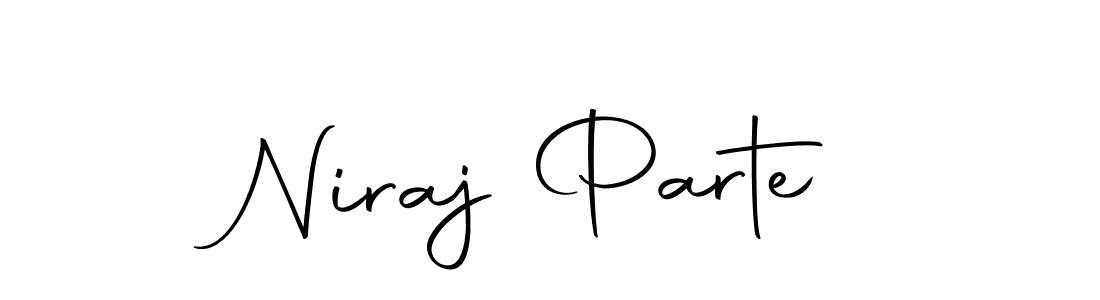 Design your own signature with our free online signature maker. With this signature software, you can create a handwritten (Autography-DOLnW) signature for name Niraj Parte. Niraj Parte signature style 10 images and pictures png