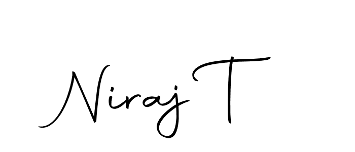 Also we have Niraj T name is the best signature style. Create professional handwritten signature collection using Autography-DOLnW autograph style. Niraj T signature style 10 images and pictures png