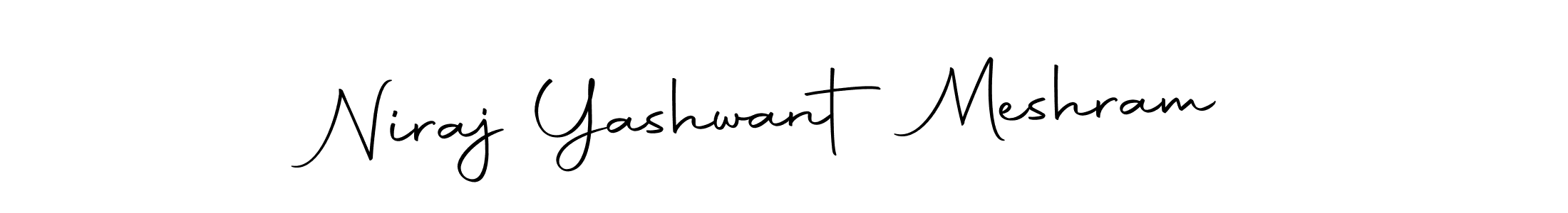 Make a beautiful signature design for name Niraj Yashwant Meshram. With this signature (Autography-DOLnW) style, you can create a handwritten signature for free. Niraj Yashwant Meshram signature style 10 images and pictures png