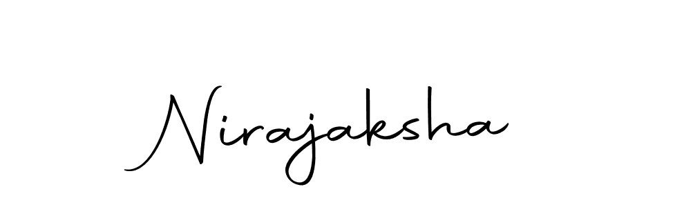 How to make Nirajaksha signature? Autography-DOLnW is a professional autograph style. Create handwritten signature for Nirajaksha name. Nirajaksha signature style 10 images and pictures png