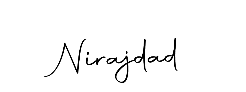 How to make Nirajdad signature? Autography-DOLnW is a professional autograph style. Create handwritten signature for Nirajdad name. Nirajdad signature style 10 images and pictures png