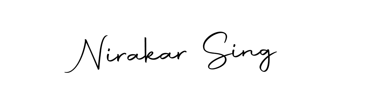 Similarly Autography-DOLnW is the best handwritten signature design. Signature creator online .You can use it as an online autograph creator for name Nirakar Sing. Nirakar Sing signature style 10 images and pictures png