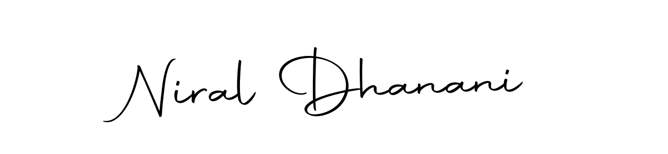 Make a short Niral Dhanani signature style. Manage your documents anywhere anytime using Autography-DOLnW. Create and add eSignatures, submit forms, share and send files easily. Niral Dhanani signature style 10 images and pictures png