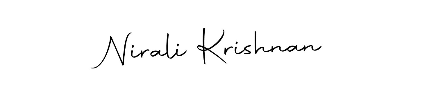 This is the best signature style for the Nirali Krishnan name. Also you like these signature font (Autography-DOLnW). Mix name signature. Nirali Krishnan signature style 10 images and pictures png