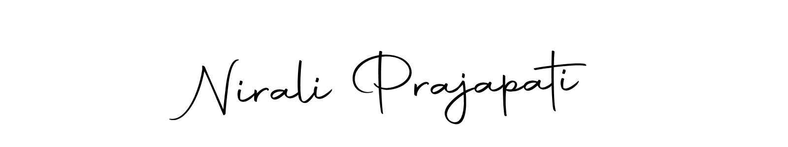 It looks lik you need a new signature style for name Nirali Prajapati. Design unique handwritten (Autography-DOLnW) signature with our free signature maker in just a few clicks. Nirali Prajapati signature style 10 images and pictures png