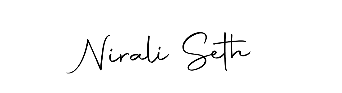 Similarly Autography-DOLnW is the best handwritten signature design. Signature creator online .You can use it as an online autograph creator for name Nirali Seth. Nirali Seth signature style 10 images and pictures png
