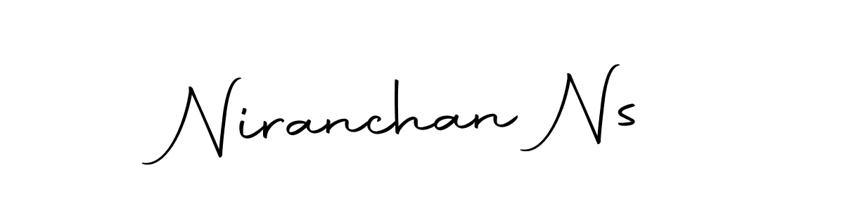 Use a signature maker to create a handwritten signature online. With this signature software, you can design (Autography-DOLnW) your own signature for name Niranchan Ns. Niranchan Ns signature style 10 images and pictures png