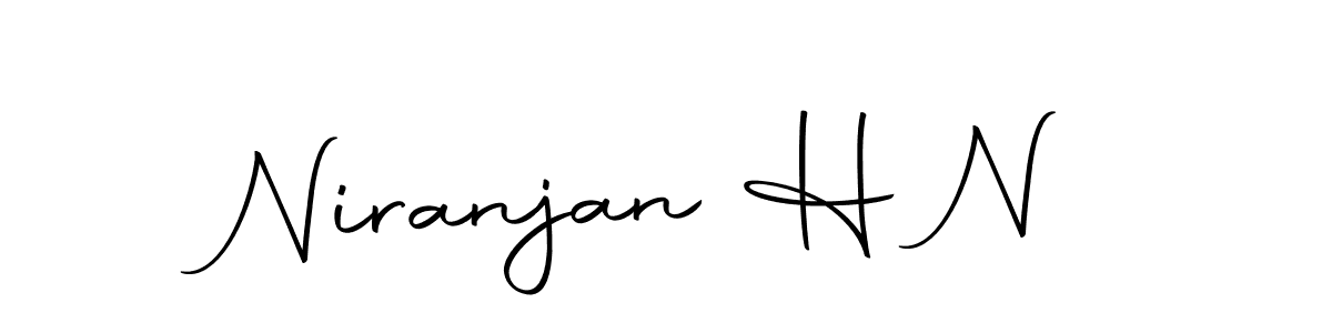 Make a beautiful signature design for name Niranjan H N. With this signature (Autography-DOLnW) style, you can create a handwritten signature for free. Niranjan H N signature style 10 images and pictures png