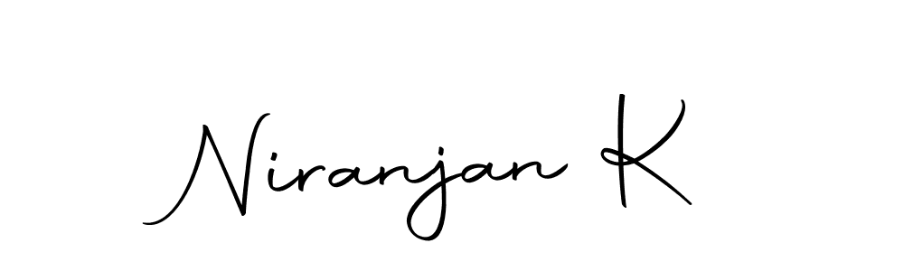How to make Niranjan K signature? Autography-DOLnW is a professional autograph style. Create handwritten signature for Niranjan K name. Niranjan K signature style 10 images and pictures png