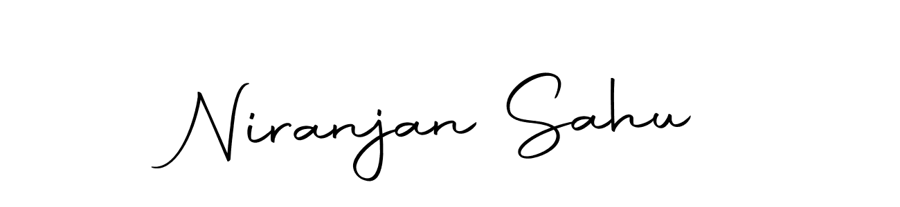 How to make Niranjan Sahu name signature. Use Autography-DOLnW style for creating short signs online. This is the latest handwritten sign. Niranjan Sahu signature style 10 images and pictures png