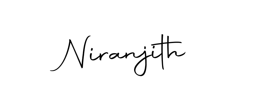 How to make Niranjith name signature. Use Autography-DOLnW style for creating short signs online. This is the latest handwritten sign. Niranjith signature style 10 images and pictures png