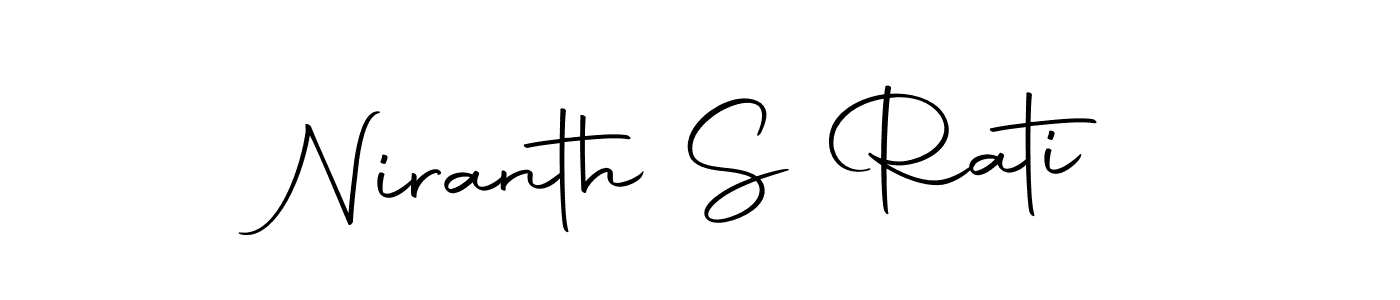 Design your own signature with our free online signature maker. With this signature software, you can create a handwritten (Autography-DOLnW) signature for name Niranth S Rati. Niranth S Rati signature style 10 images and pictures png