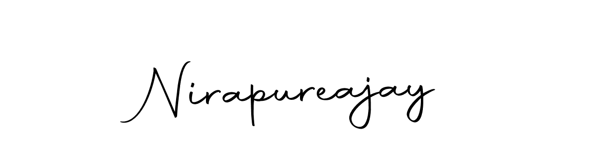 You can use this online signature creator to create a handwritten signature for the name Nirapureajay. This is the best online autograph maker. Nirapureajay signature style 10 images and pictures png