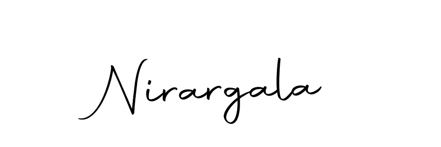 You should practise on your own different ways (Autography-DOLnW) to write your name (Nirargala) in signature. don't let someone else do it for you. Nirargala signature style 10 images and pictures png