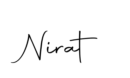 Create a beautiful signature design for name Nirat. With this signature (Autography-DOLnW) fonts, you can make a handwritten signature for free. Nirat signature style 10 images and pictures png