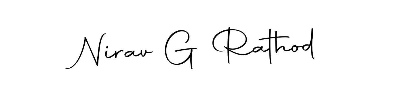 Make a short Nirav G Rathod signature style. Manage your documents anywhere anytime using Autography-DOLnW. Create and add eSignatures, submit forms, share and send files easily. Nirav G Rathod signature style 10 images and pictures png