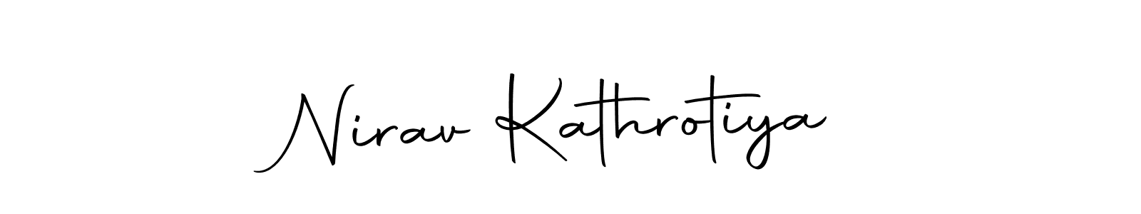 You should practise on your own different ways (Autography-DOLnW) to write your name (Nirav Kathrotiya) in signature. don't let someone else do it for you. Nirav Kathrotiya signature style 10 images and pictures png