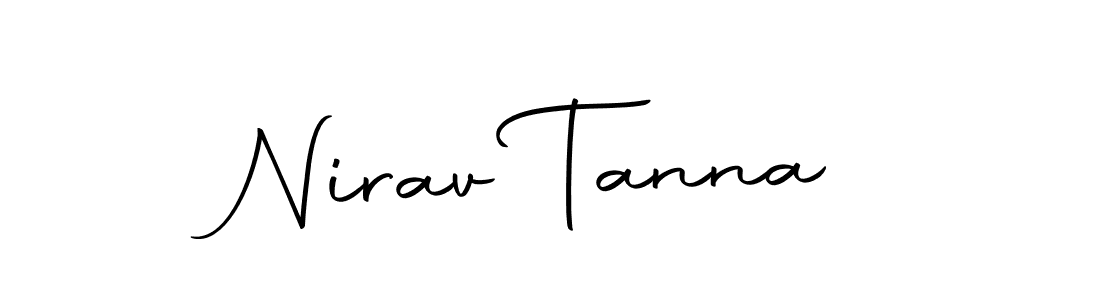 Use a signature maker to create a handwritten signature online. With this signature software, you can design (Autography-DOLnW) your own signature for name Nirav Tanna. Nirav Tanna signature style 10 images and pictures png