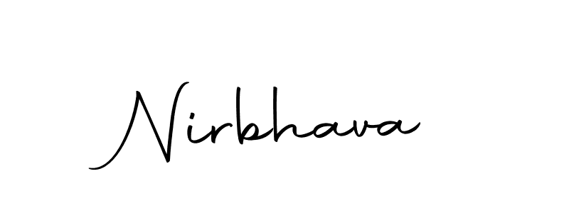 How to Draw Nirbhava signature style? Autography-DOLnW is a latest design signature styles for name Nirbhava. Nirbhava signature style 10 images and pictures png