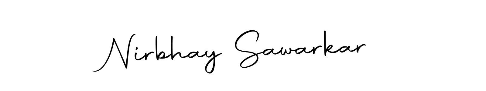 Nirbhay Sawarkar stylish signature style. Best Handwritten Sign (Autography-DOLnW) for my name. Handwritten Signature Collection Ideas for my name Nirbhay Sawarkar. Nirbhay Sawarkar signature style 10 images and pictures png