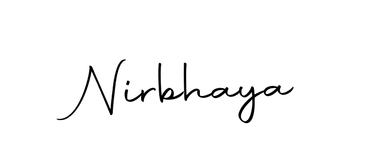 if you are searching for the best signature style for your name Nirbhaya. so please give up your signature search. here we have designed multiple signature styles  using Autography-DOLnW. Nirbhaya signature style 10 images and pictures png