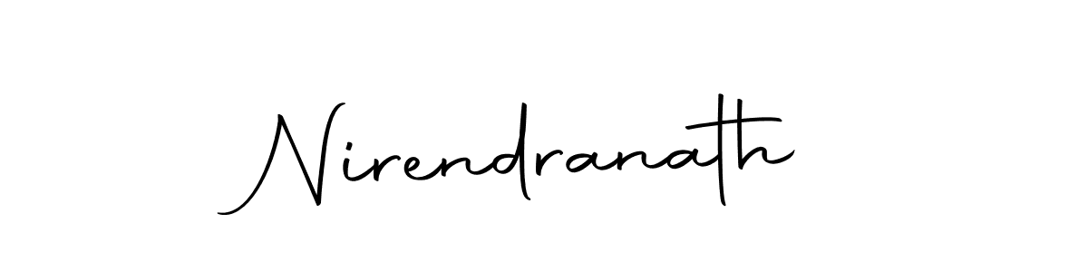 Create a beautiful signature design for name Nirendranath. With this signature (Autography-DOLnW) fonts, you can make a handwritten signature for free. Nirendranath signature style 10 images and pictures png