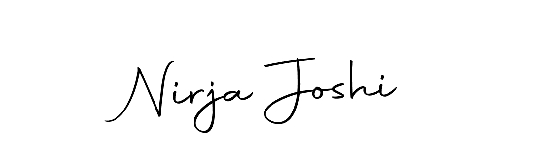 The best way (Autography-DOLnW) to make a short signature is to pick only two or three words in your name. The name Nirja Joshi include a total of six letters. For converting this name. Nirja Joshi signature style 10 images and pictures png