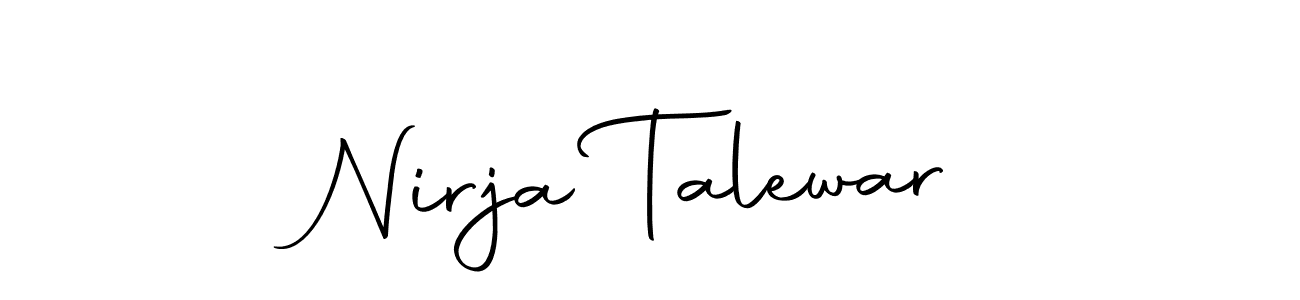 Similarly Autography-DOLnW is the best handwritten signature design. Signature creator online .You can use it as an online autograph creator for name Nirja Talewar. Nirja Talewar signature style 10 images and pictures png