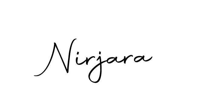 Make a beautiful signature design for name Nirjara. Use this online signature maker to create a handwritten signature for free. Nirjara signature style 10 images and pictures png