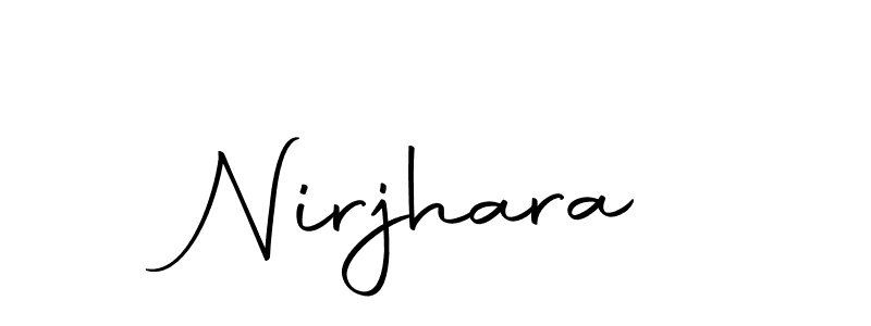 Make a short Nirjhara signature style. Manage your documents anywhere anytime using Autography-DOLnW. Create and add eSignatures, submit forms, share and send files easily. Nirjhara signature style 10 images and pictures png