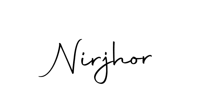 Similarly Autography-DOLnW is the best handwritten signature design. Signature creator online .You can use it as an online autograph creator for name Nirjhor. Nirjhor signature style 10 images and pictures png