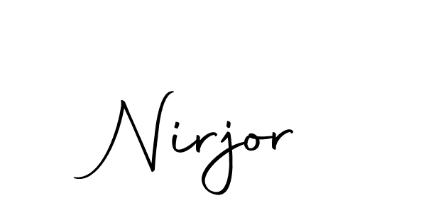 The best way (Autography-DOLnW) to make a short signature is to pick only two or three words in your name. The name Nirjor include a total of six letters. For converting this name. Nirjor signature style 10 images and pictures png