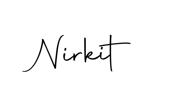 You should practise on your own different ways (Autography-DOLnW) to write your name (Nirkit) in signature. don't let someone else do it for you. Nirkit signature style 10 images and pictures png