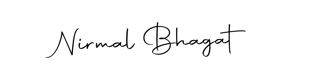 Nirmal Bhagat stylish signature style. Best Handwritten Sign (Autography-DOLnW) for my name. Handwritten Signature Collection Ideas for my name Nirmal Bhagat. Nirmal Bhagat signature style 10 images and pictures png