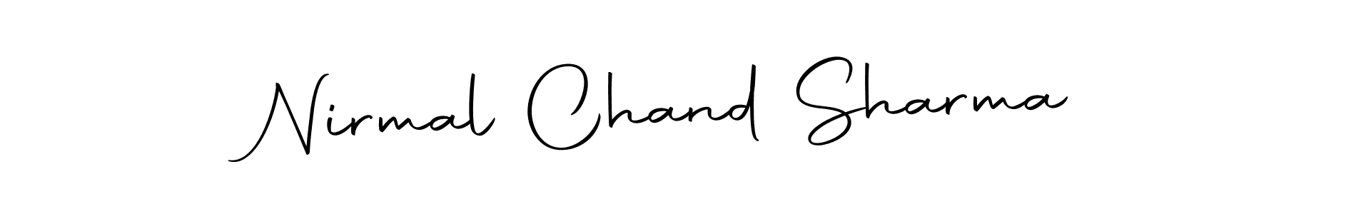 Make a beautiful signature design for name Nirmal Chand Sharma. With this signature (Autography-DOLnW) style, you can create a handwritten signature for free. Nirmal Chand Sharma signature style 10 images and pictures png