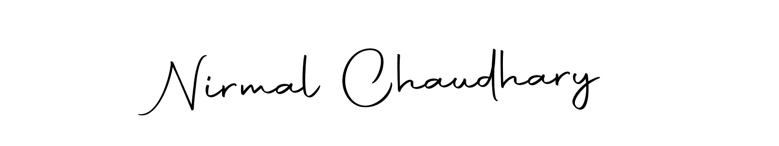 Also we have Nirmal Chaudhary name is the best signature style. Create professional handwritten signature collection using Autography-DOLnW autograph style. Nirmal Chaudhary signature style 10 images and pictures png