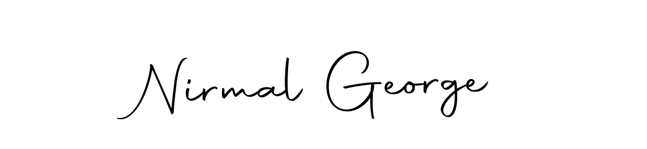 Make a beautiful signature design for name Nirmal George. Use this online signature maker to create a handwritten signature for free. Nirmal George signature style 10 images and pictures png