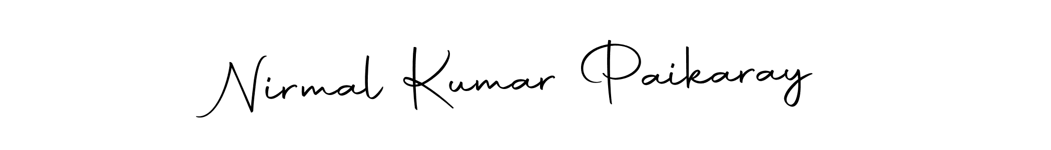 Make a beautiful signature design for name Nirmal Kumar Paikaray. Use this online signature maker to create a handwritten signature for free. Nirmal Kumar Paikaray signature style 10 images and pictures png