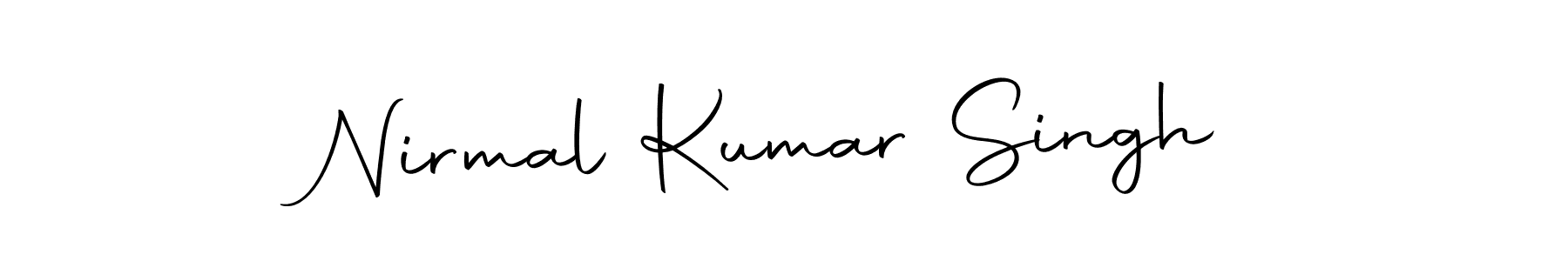 Make a short Nirmal Kumar Singh signature style. Manage your documents anywhere anytime using Autography-DOLnW. Create and add eSignatures, submit forms, share and send files easily. Nirmal Kumar Singh signature style 10 images and pictures png