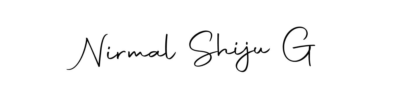 Nirmal Shiju G stylish signature style. Best Handwritten Sign (Autography-DOLnW) for my name. Handwritten Signature Collection Ideas for my name Nirmal Shiju G. Nirmal Shiju G signature style 10 images and pictures png