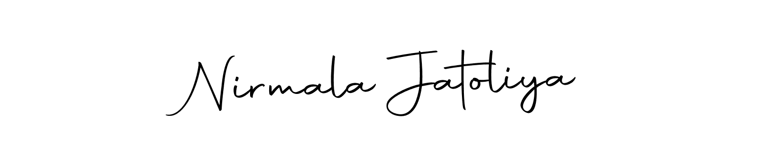How to make Nirmala Jatoliya signature? Autography-DOLnW is a professional autograph style. Create handwritten signature for Nirmala Jatoliya name. Nirmala Jatoliya signature style 10 images and pictures png