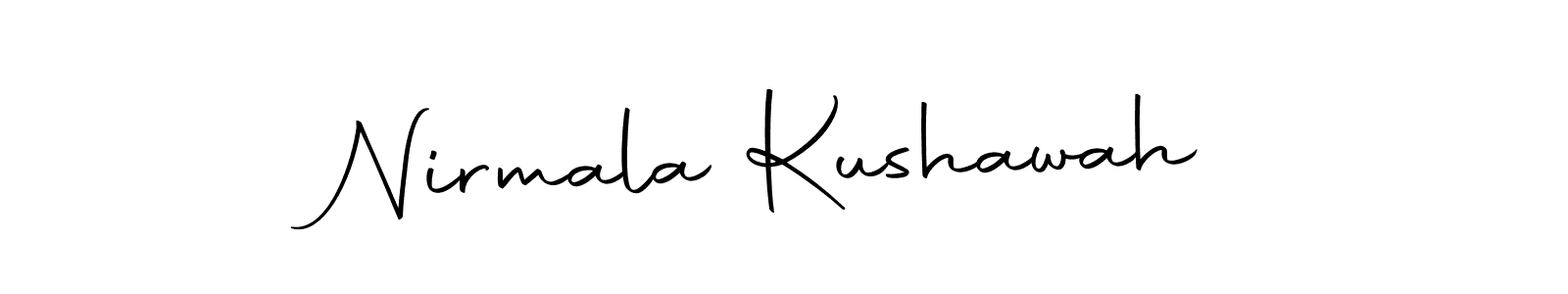 Make a short Nirmala Kushawah signature style. Manage your documents anywhere anytime using Autography-DOLnW. Create and add eSignatures, submit forms, share and send files easily. Nirmala Kushawah signature style 10 images and pictures png