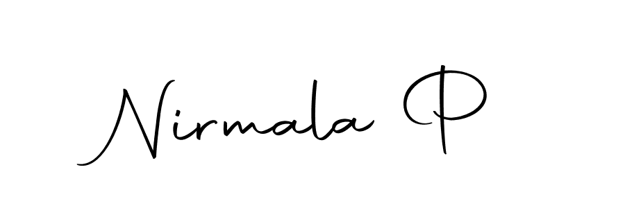 It looks lik you need a new signature style for name Nirmala P. Design unique handwritten (Autography-DOLnW) signature with our free signature maker in just a few clicks. Nirmala P signature style 10 images and pictures png